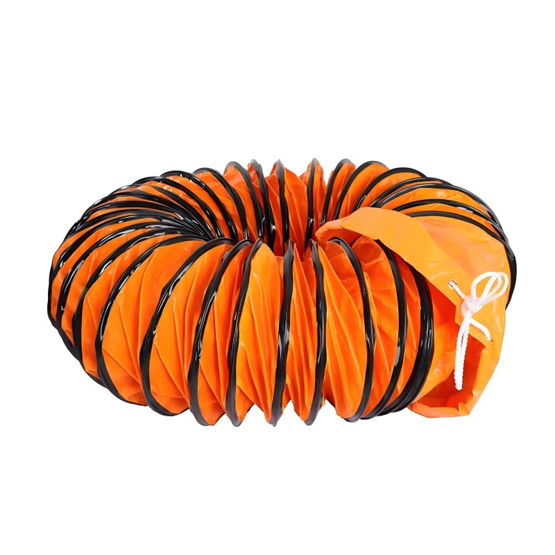 Keltainen PVC -sisäänvedettävä ilmakanava